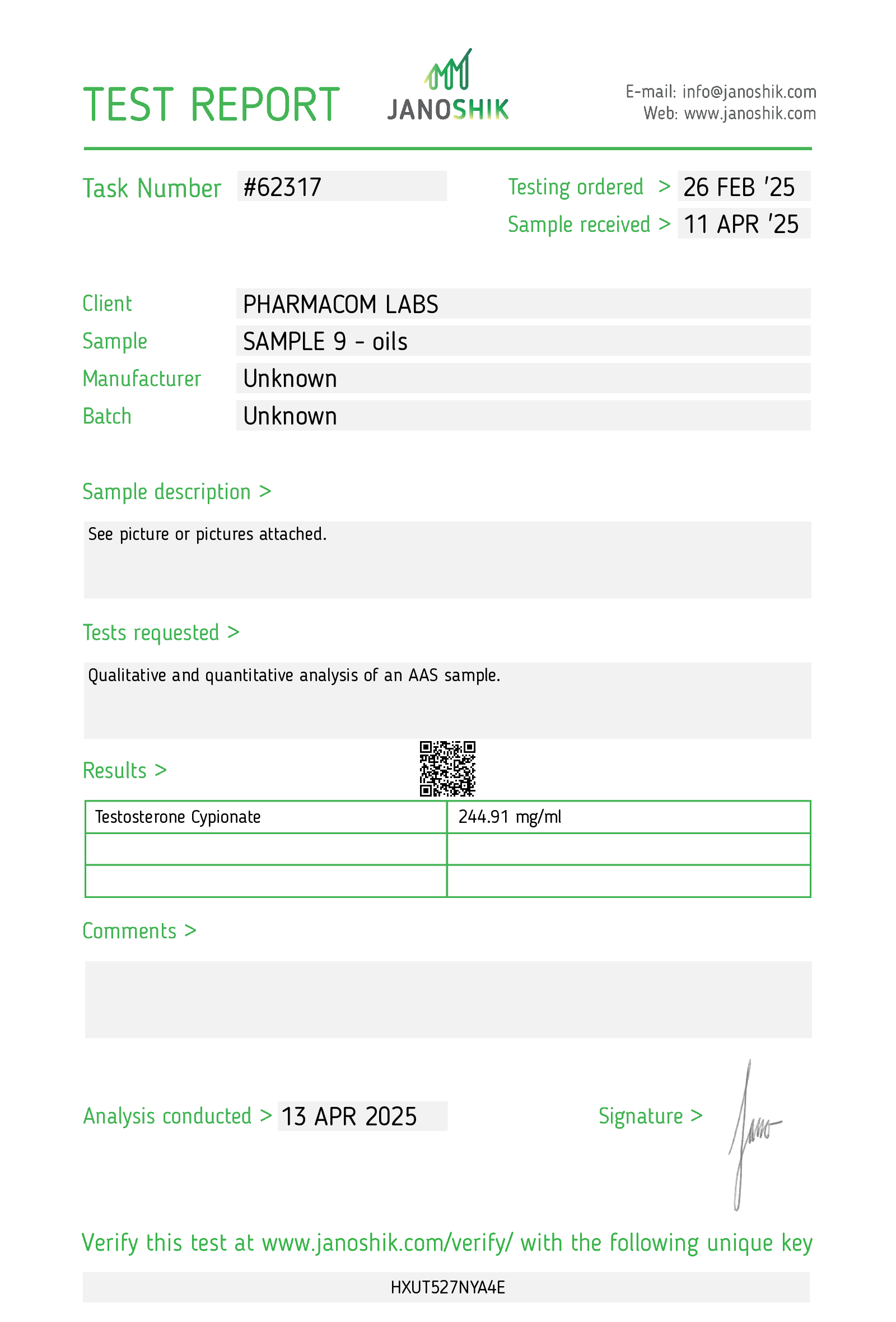 PharmaTest C 250 - Jano Test